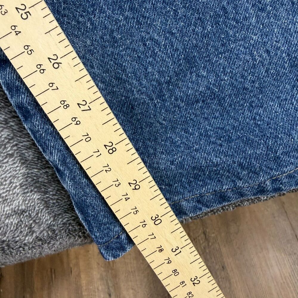 Levi's 517 Bootcut Blue Denim Jeans Men's 34X32 (33X31) Cowboy Western - Picture 6 of 13